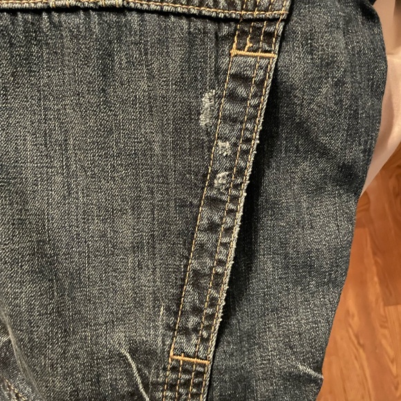 American Eagle EUC Dark Wash Denim Jacket Mens Sz L - Picture 12 of 14